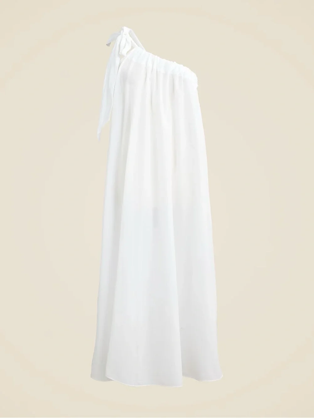J.Crew One Shoulder Beach Dress in Cotton Voile